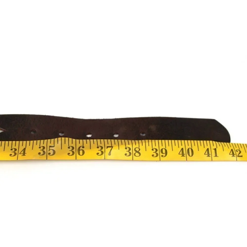HIPWEAR Canada CUT OUT BROWN GENUINE LEATHER 1.5